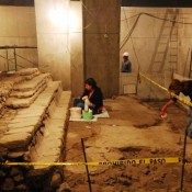 Ruins of Aztec School Exhibited in Mexican Capital