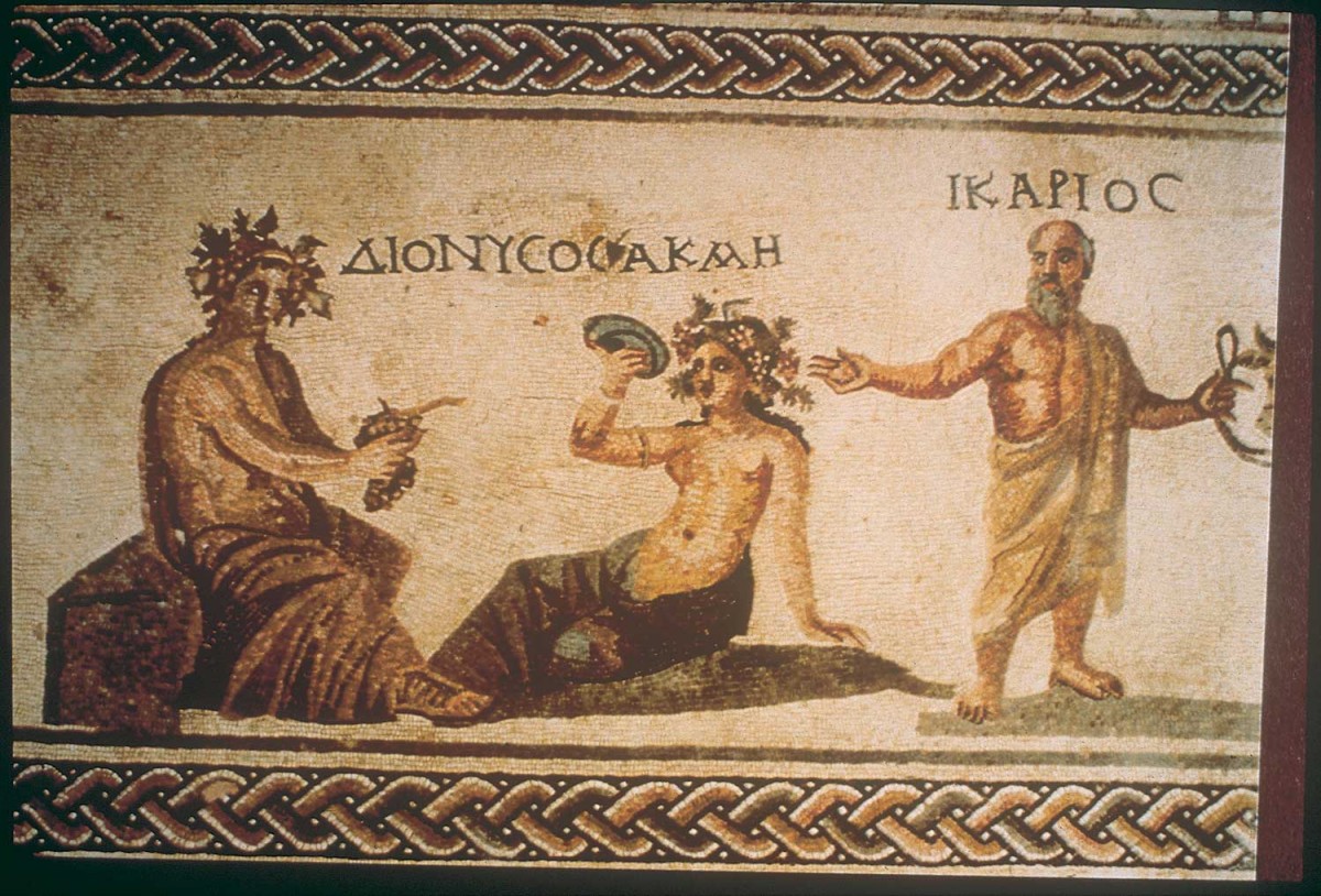 Mosaic of the House of Dionysus, at the archaeological park of Kato Paphos.