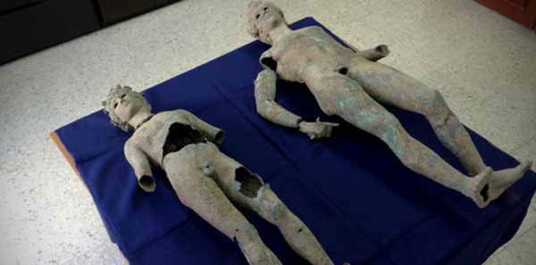 Roman statues rescued in Spain