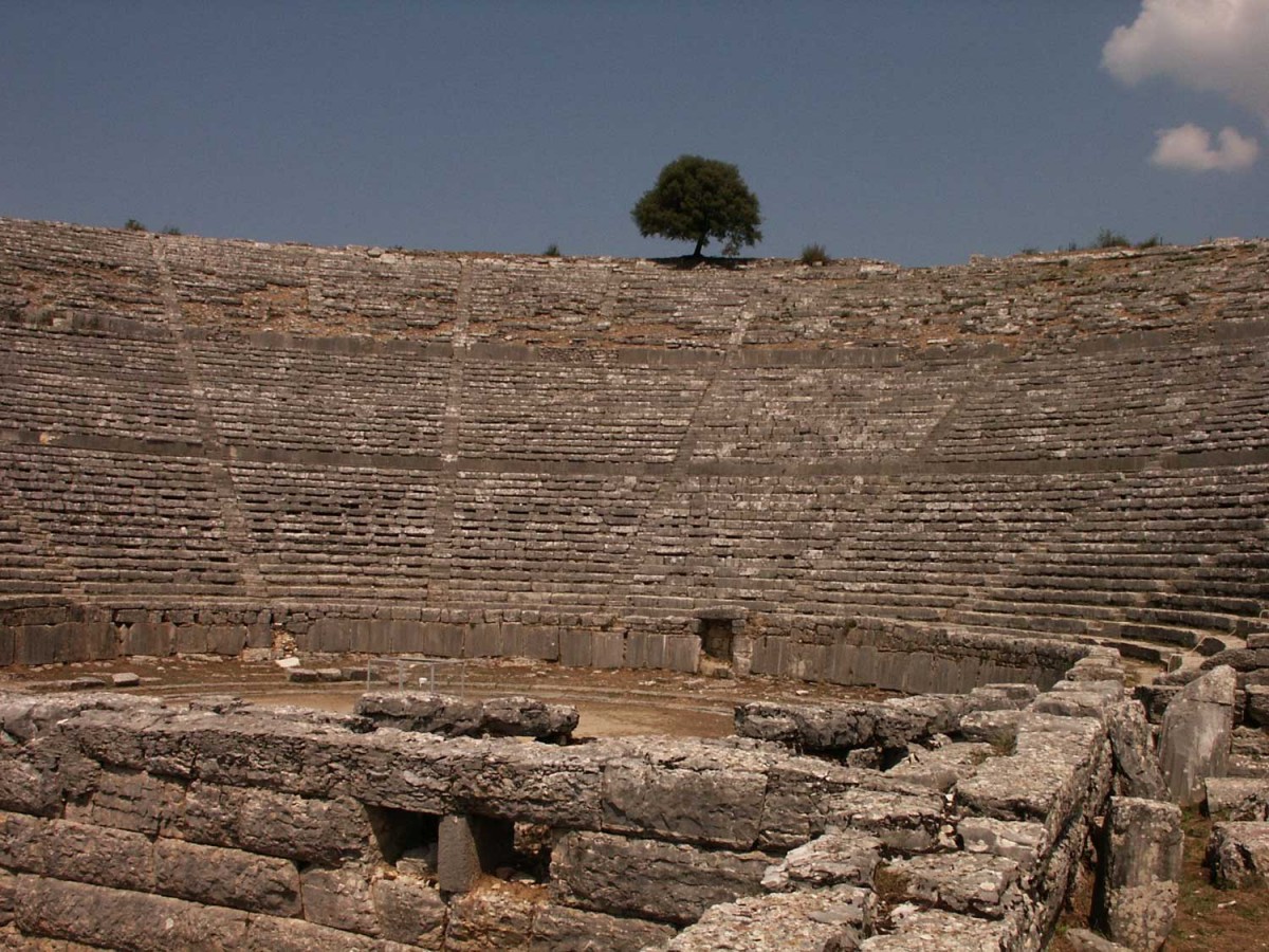 The ancient theatre of Dodoni.