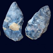 Flint tools found in Acheulean level