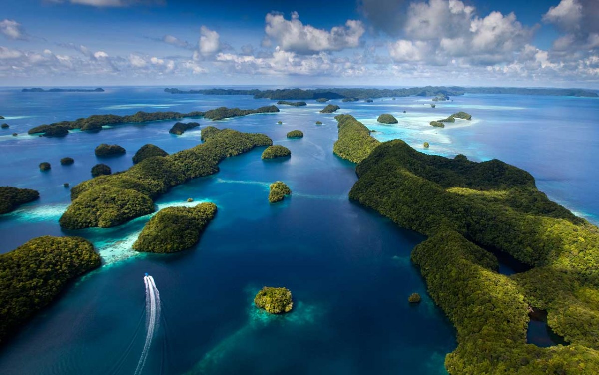 Palau’s Rock Islands Southern Lagoon.