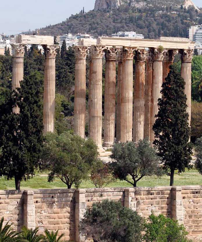 Temple of Olympian Zeus, Athens.