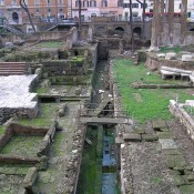 Τhe exact spot where Caesar was stabbed to death