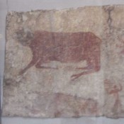 Recreation of wall paintings in Çatalhöyük