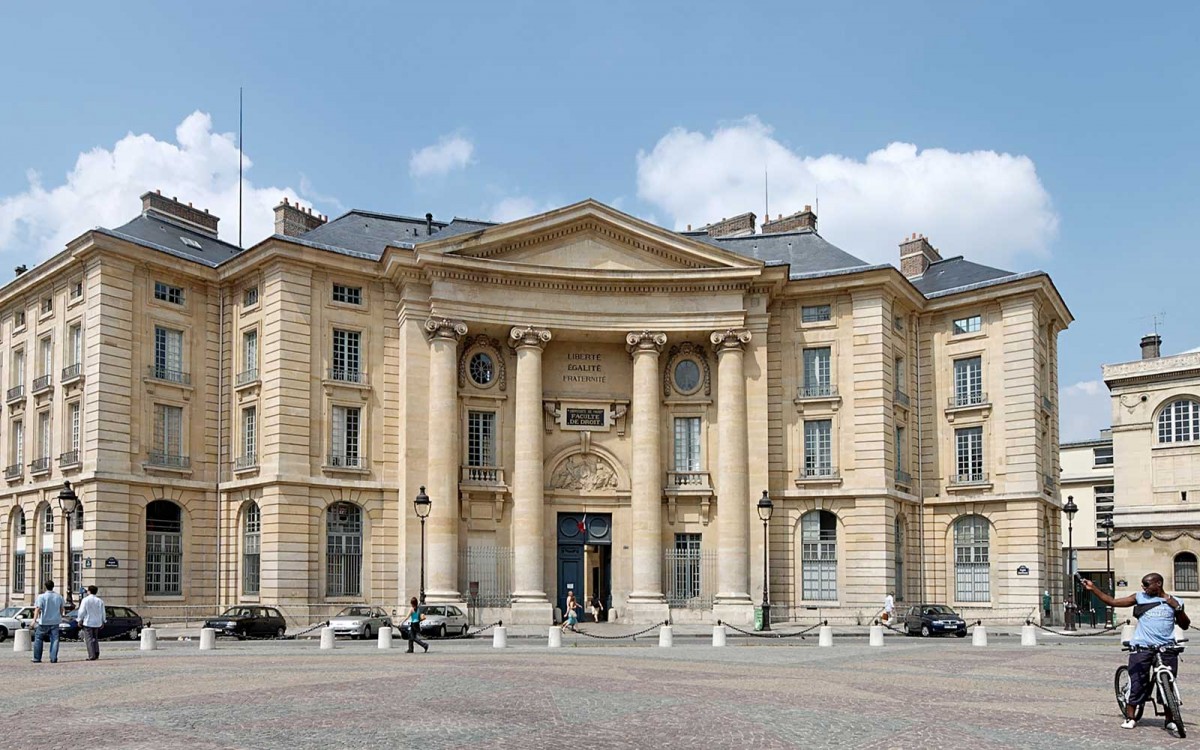 Main buildings of the universities Panthéon-Sorbonne and Panthéon-Assas. Place du Panthéon, Paris.