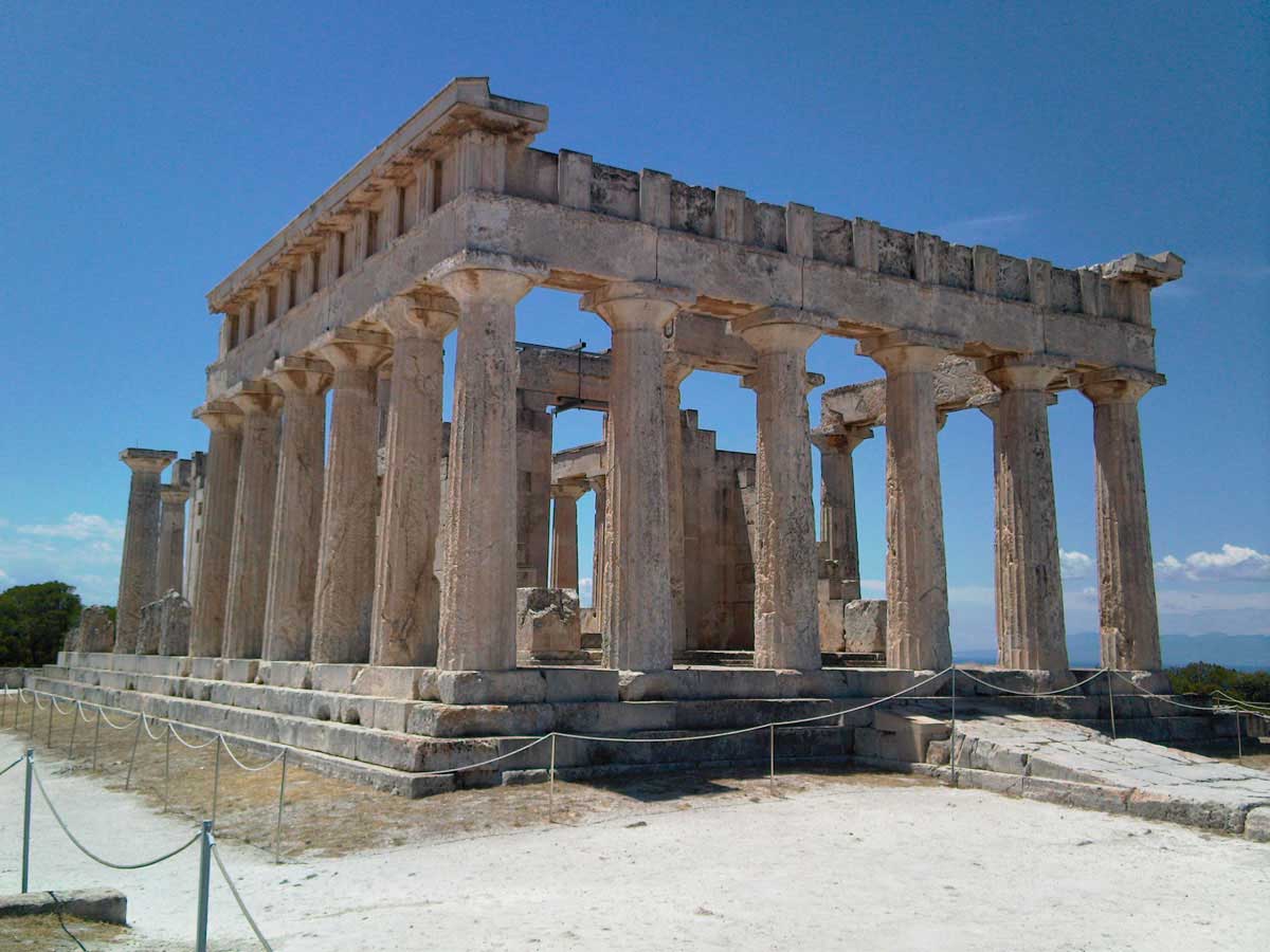 Promotion of monuments in Aegina