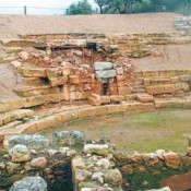 Excavations at the ancient theatre of Aptera