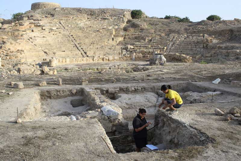 New finds at the ancient theatre of Nea Paphos