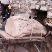 Female statue found in ancient Metropolis