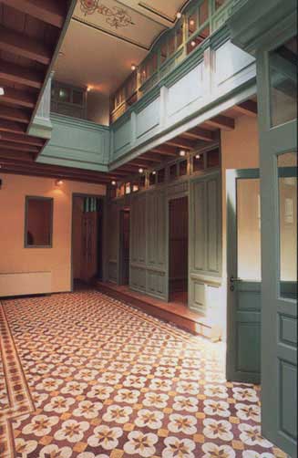 Interior of the Bath-House of the Winds (image: Museum of Greek Folk Art).