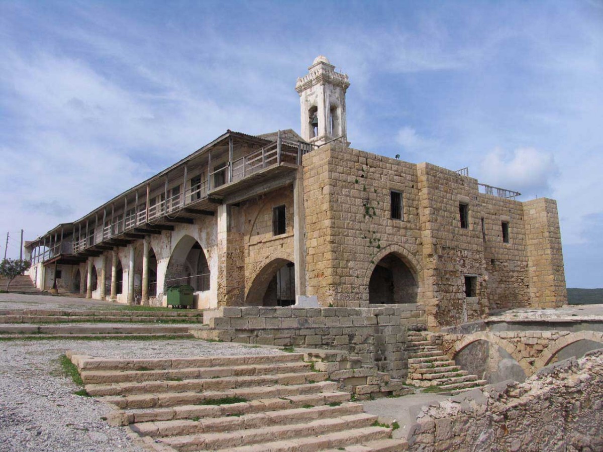 The Apostolos Andreas Monastery.