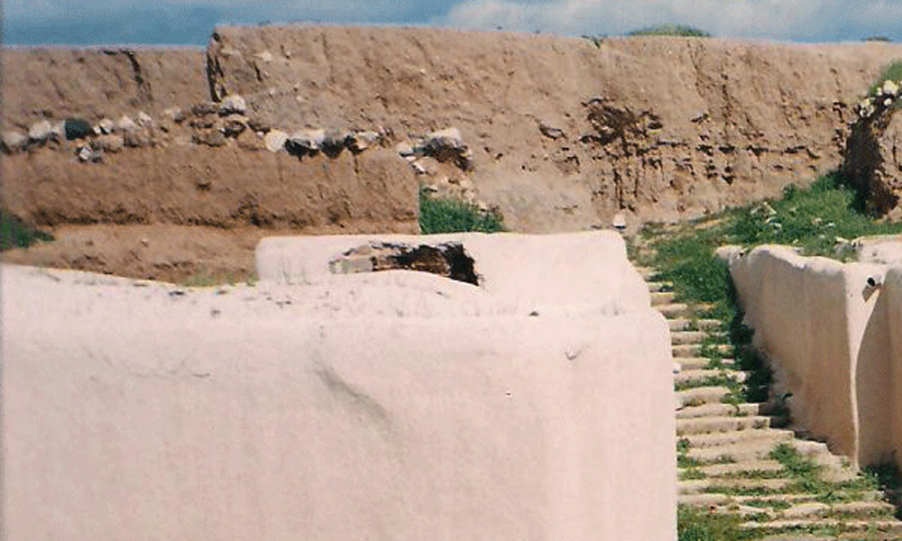 Monumental staircase from Ebla, Syria.