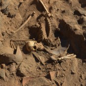 Byzantine era soldier skeleton of Nubian origin discovered