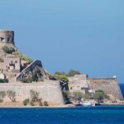 Spinalonga, the Venetian walls and the Minoan Palace