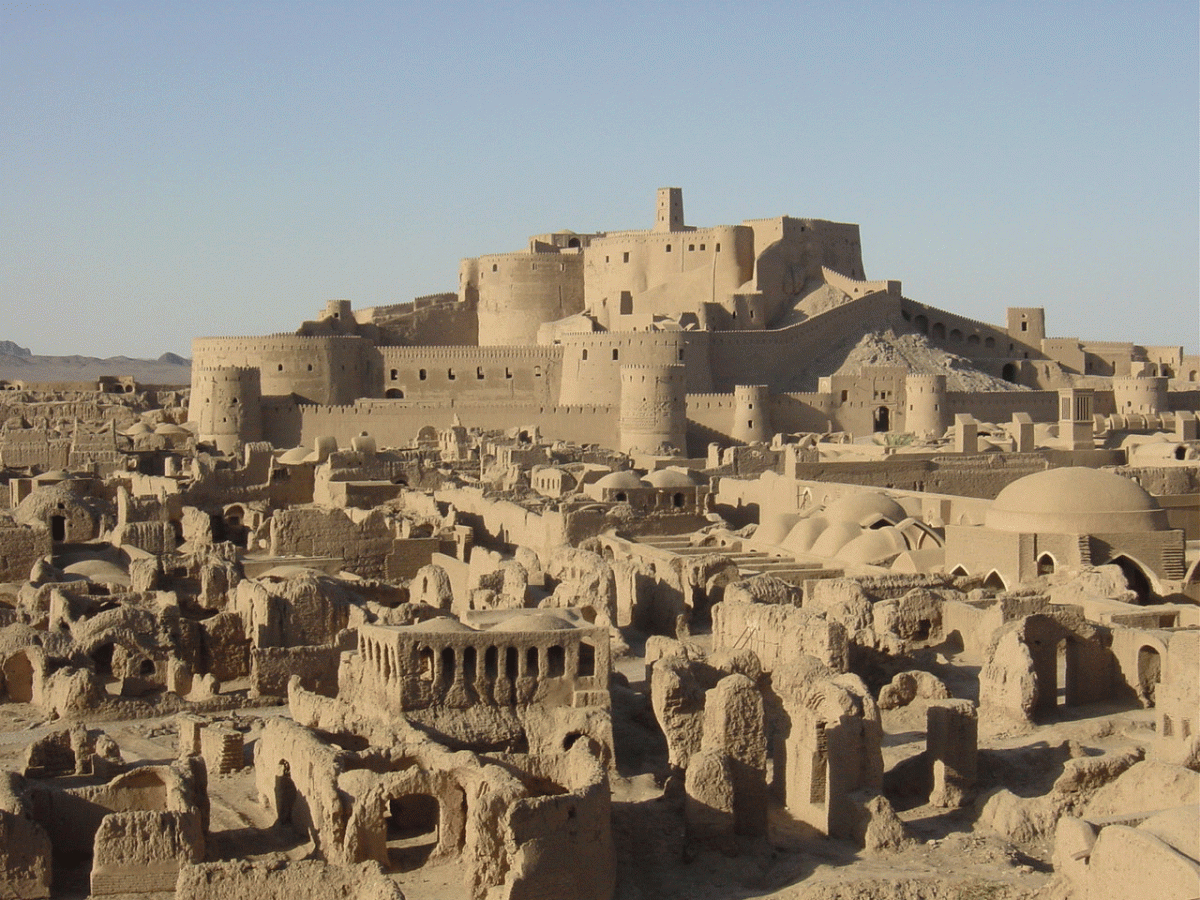 Bam, Iran. View of the fortress.