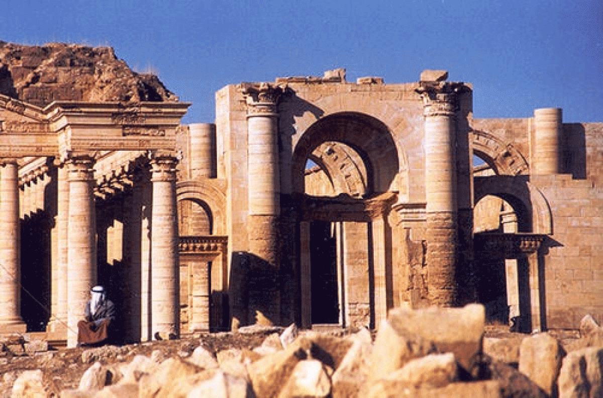 Ruins in Hatra, Iraq.