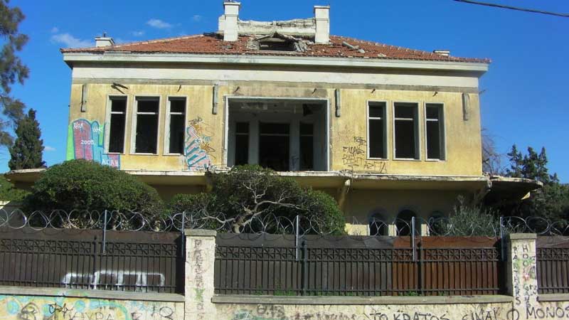 House of the early 20th century at Elliniko, Athens.