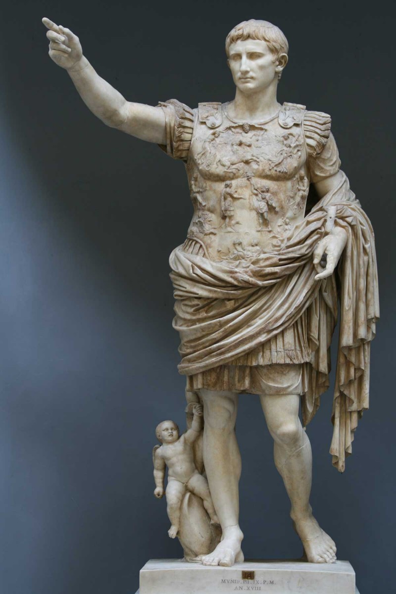 Augustus of Prima Porta. 1st century.