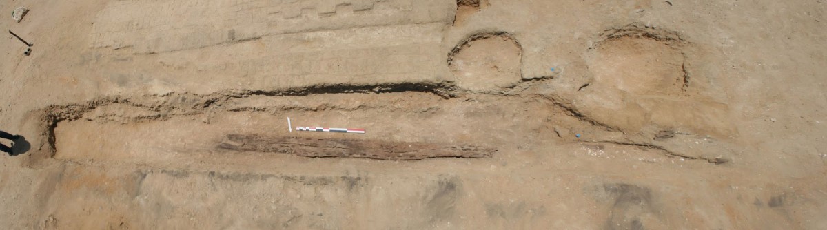 The site at Abu Rawash where the planks came to light.