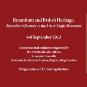 Byzantine influences on the Art and Crafts Movement