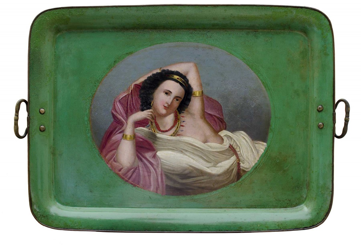 Tray depicting 
