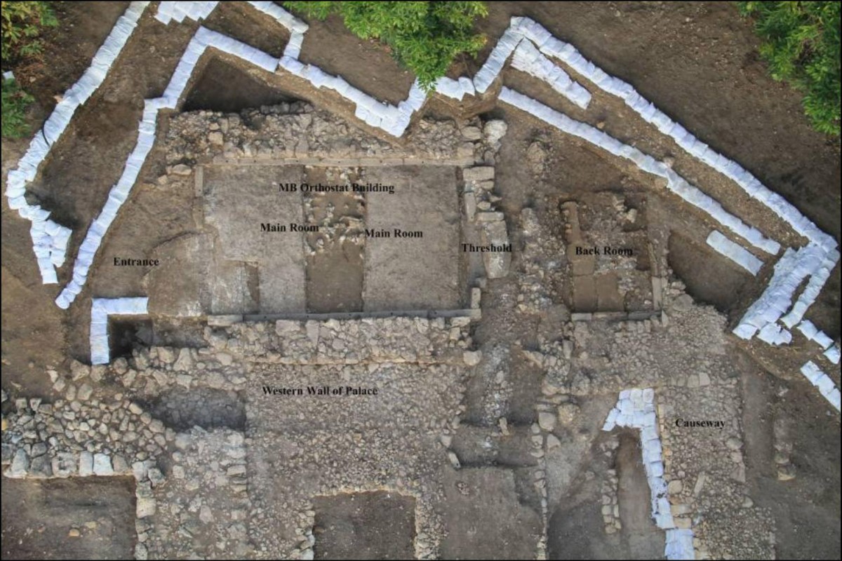 Tel Kabri from above.