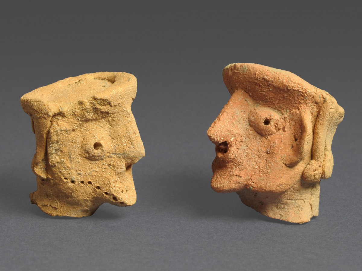 Figurines from Tel Motza, Photograph: Clara Amit, courtesy of the Israel Antiquities Authority.