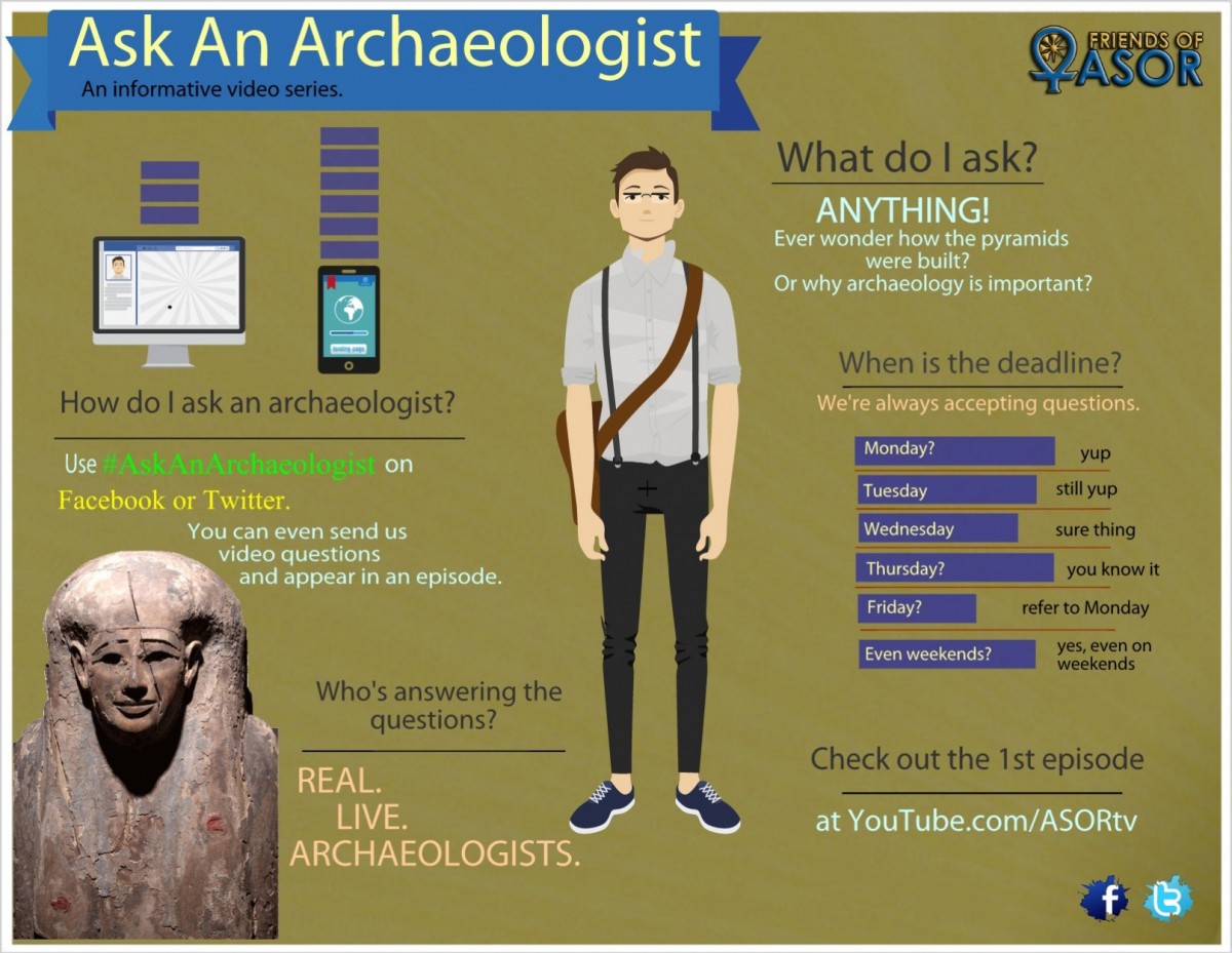 “Ask An Archaeologist” provides reliable, entertaining and educational information about Archaeology in video form.