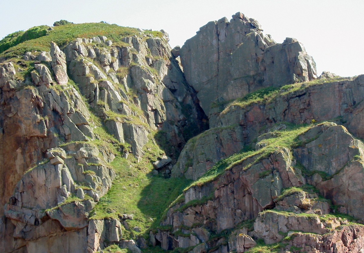 La Cotte de St Brelade cave, Jersey, Channel Islands, UK.