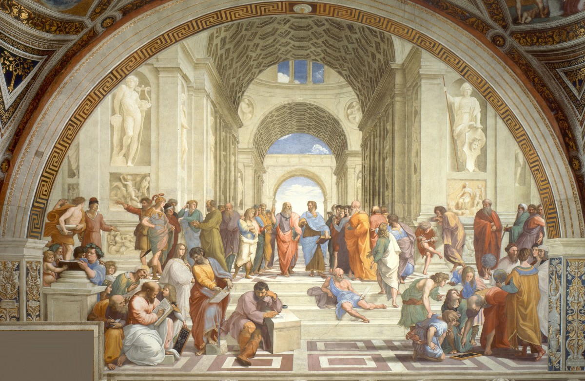 The School of Athens, by Raphael (1505). Photo: Wikimedia Commons.