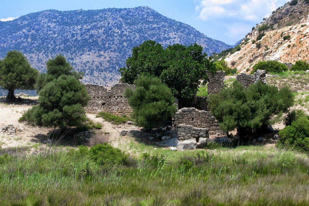 Ruins in Andriake [Credit: WikiCommons].