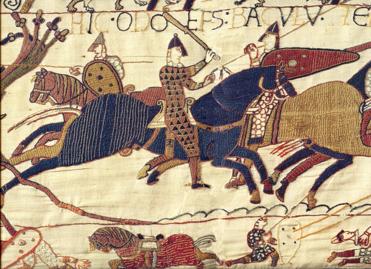Detail from the Bayeux Tapestry.