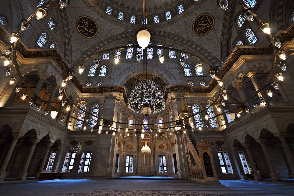 Nuruosmaniye Mosque in Istanbul. 