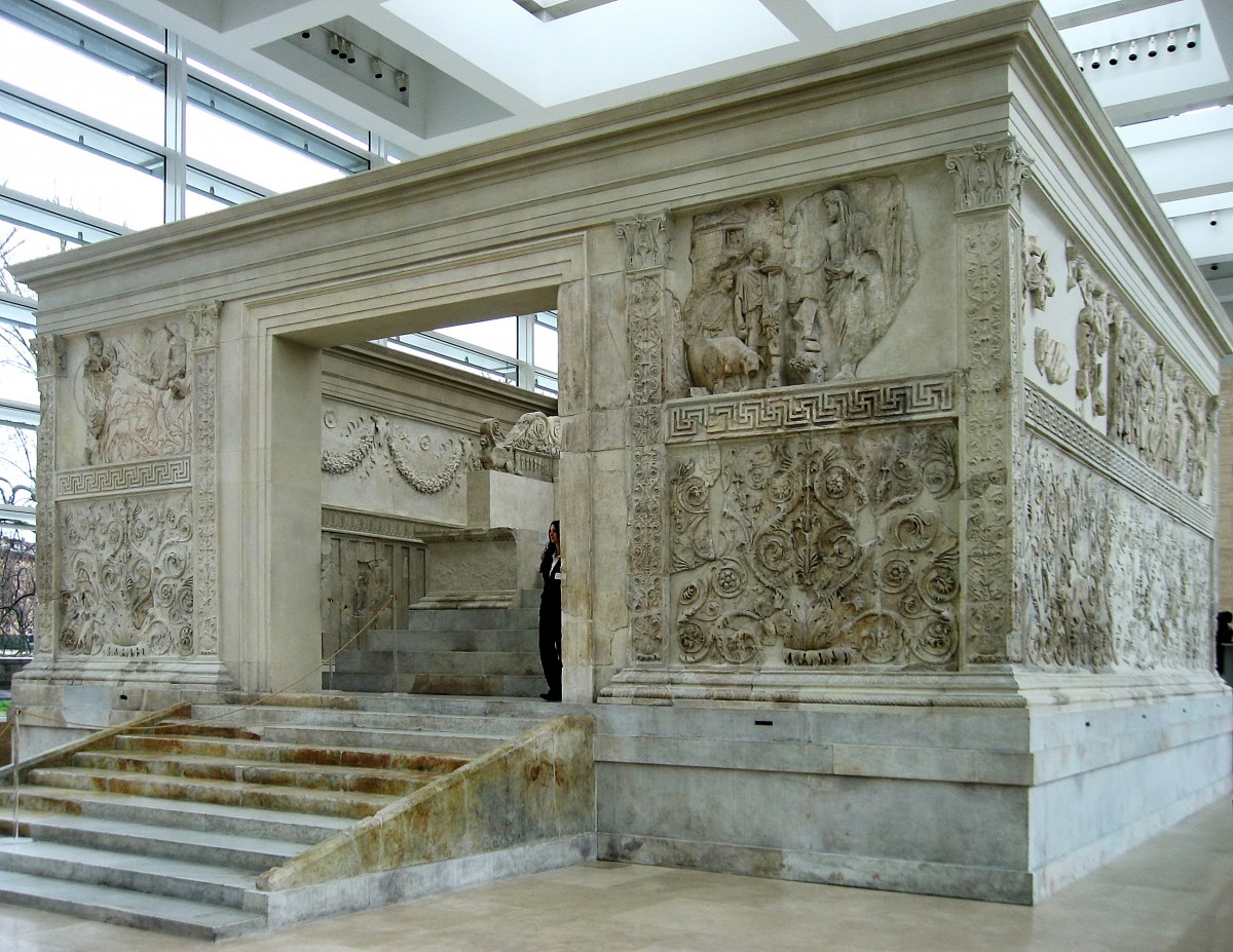 Ara Pacis, Rome. Photo: Wikimedia Commons.