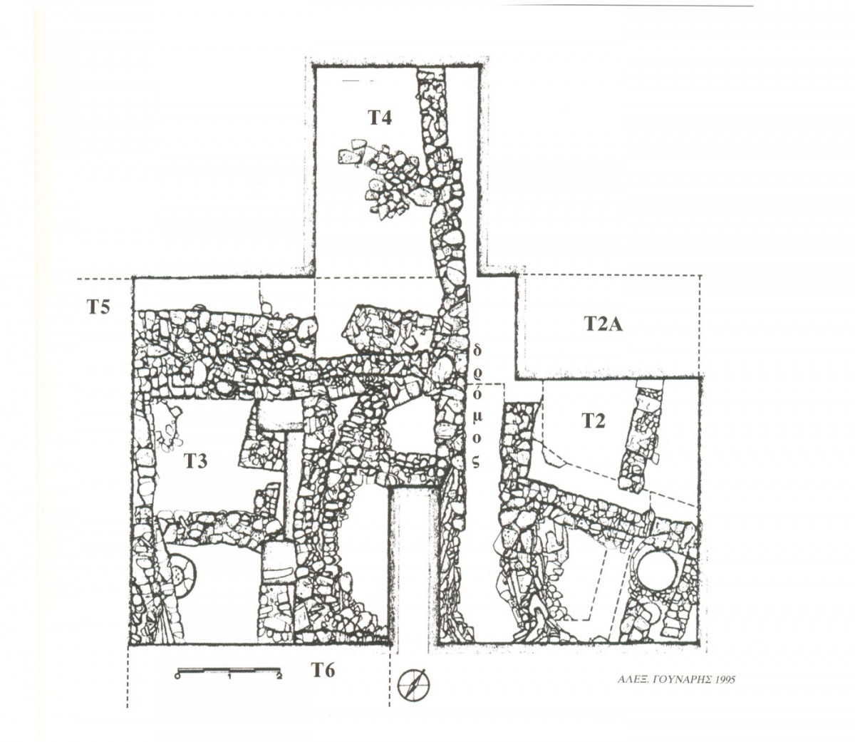 Fig. 22. Koukonisi. Ground plan of the Trenches 2, 3 and 4.