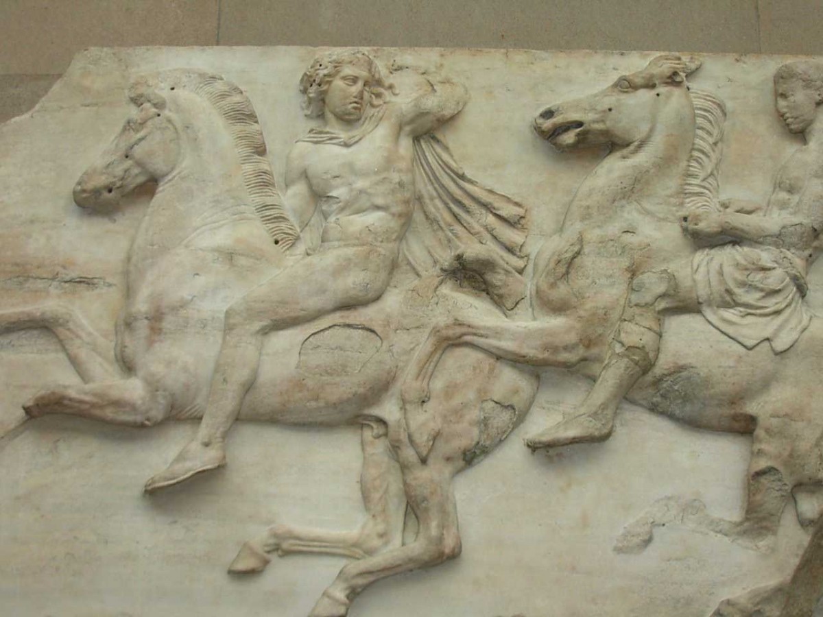 Cavalry from the Parthenon Frieze, West II, 2–3, British Museum.