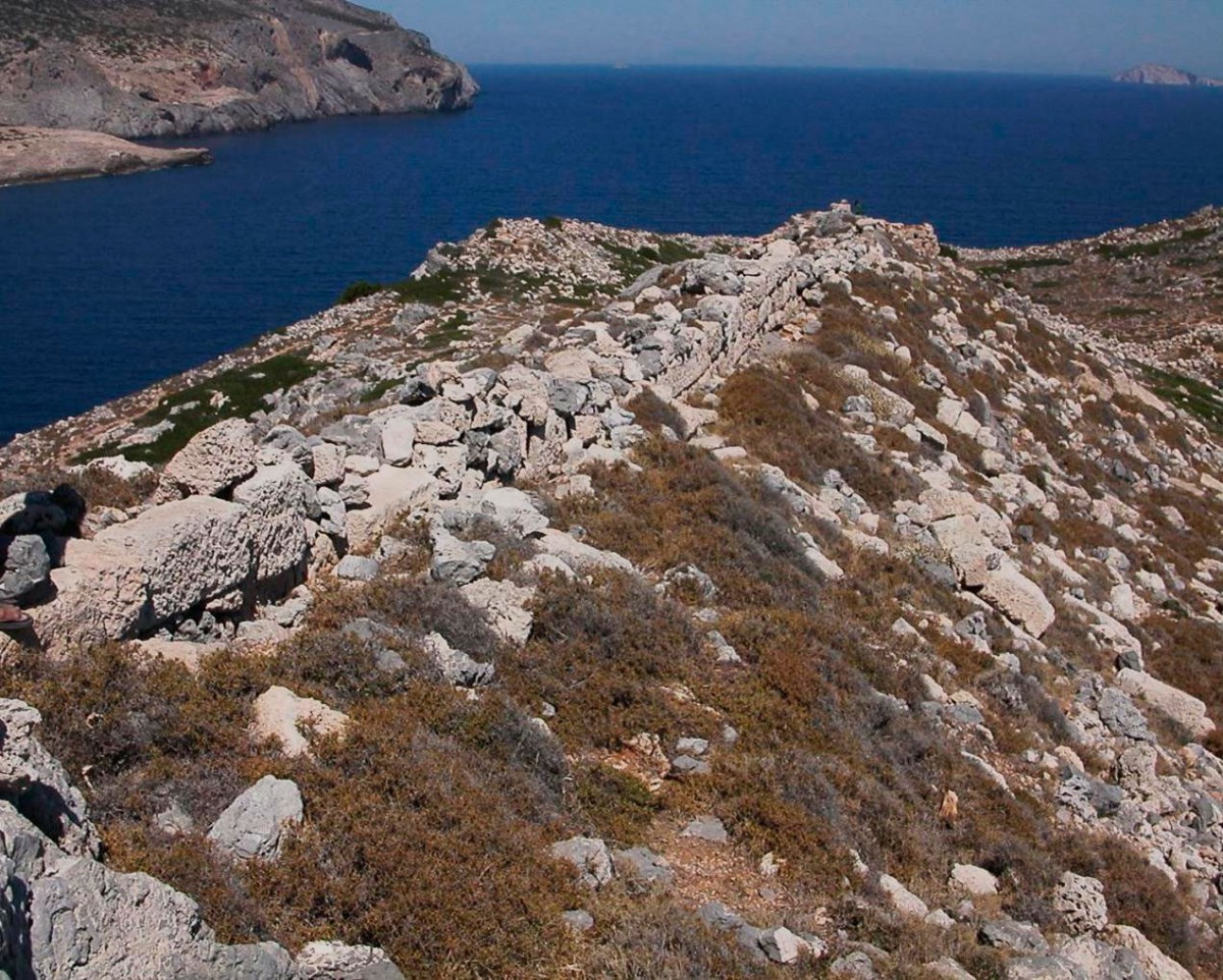 Fig. 26. Part of the eastern fortification wall of the city with many constructional repairs.