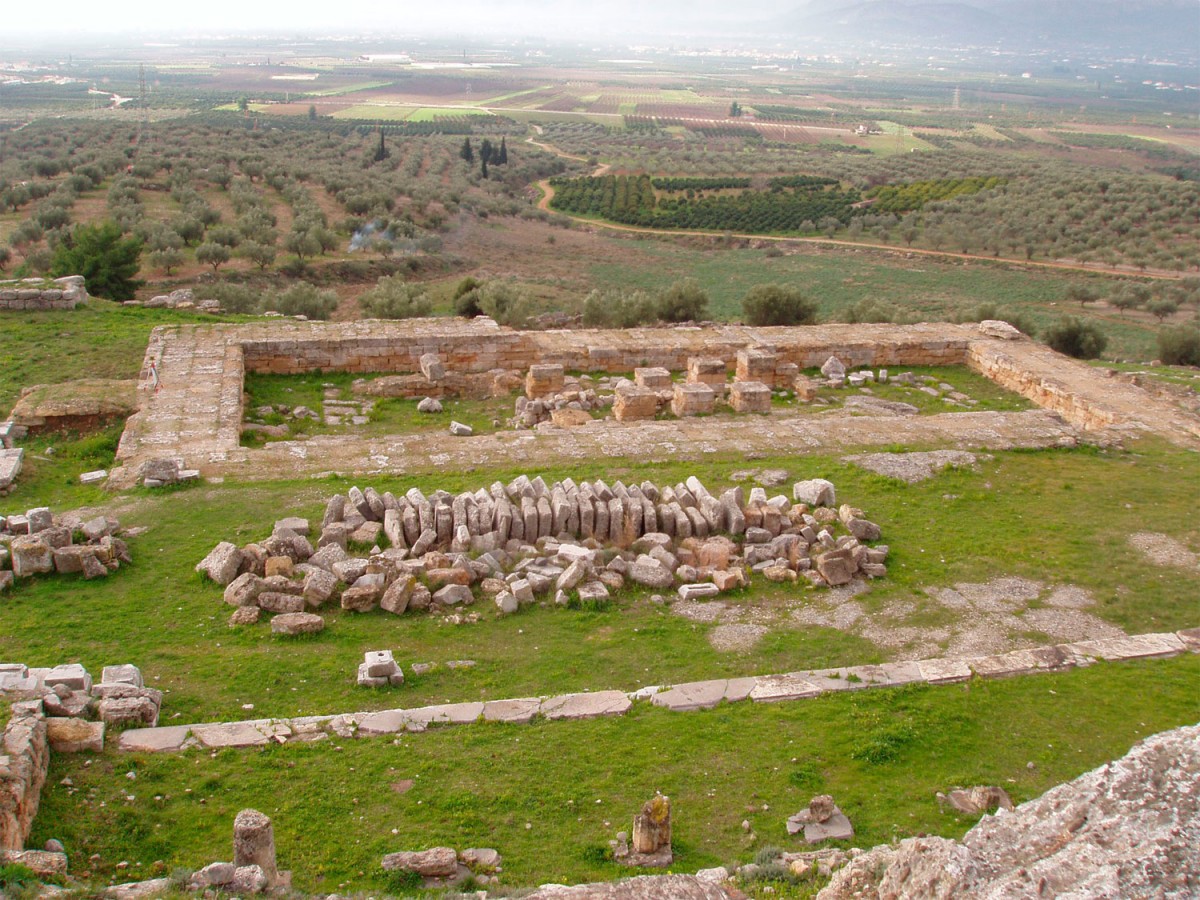 Fig. 1.  Present status of the 5th century BC temple.