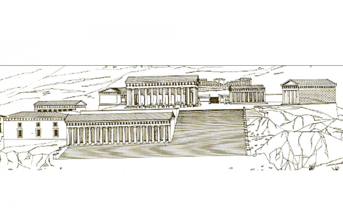 Fig. 2. Drawing of the Heraion, south side (Παπαχατζής 1976).