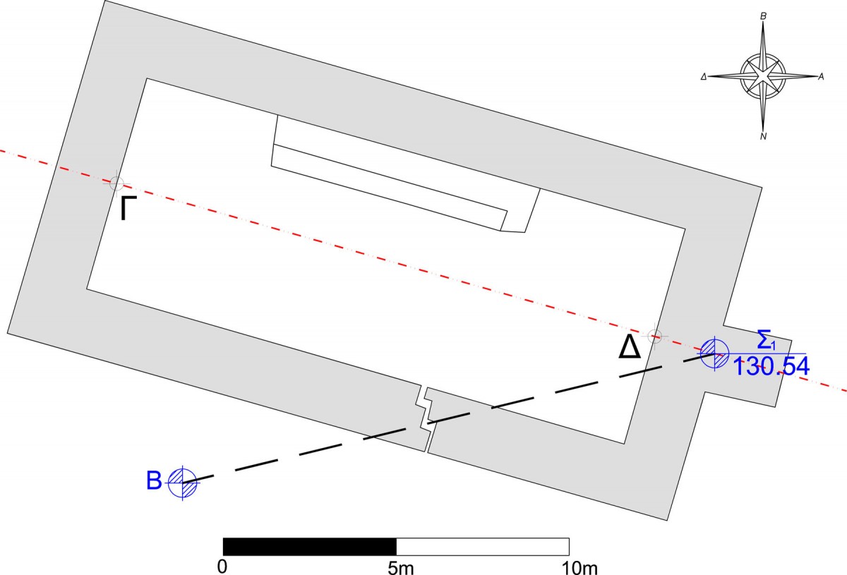 Fig. 3. Groundplan of the temple  (Γιαβής 2005).