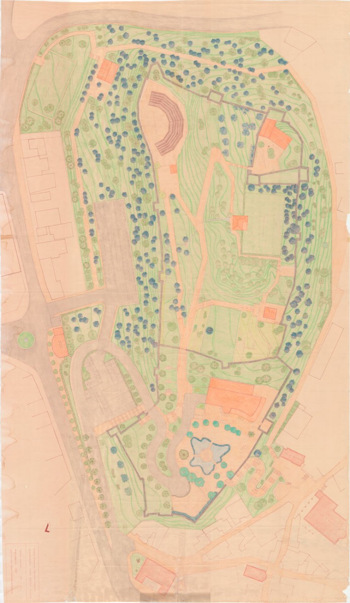 Fig. 5. Sketch of groundplan of castle of Trikala. Source: 19th EBA archives.