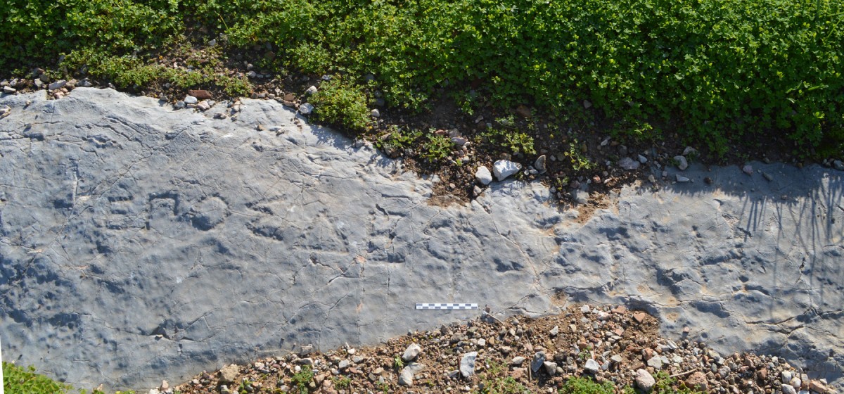 Professor Merle Langdon will talk about ancient inscriptions cut on bedrock. 