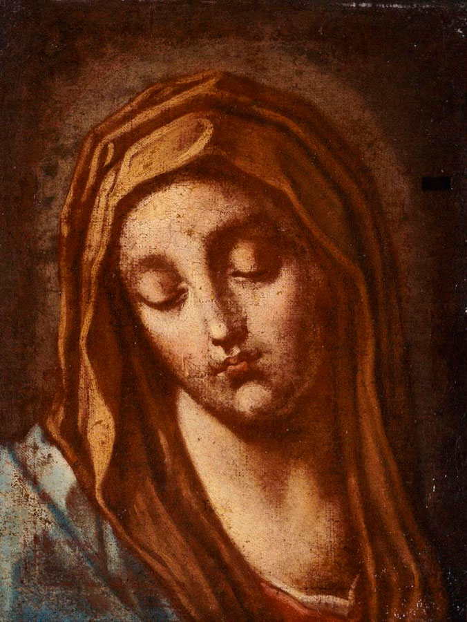 Fig. 5. Panagiotis Doxaras, “The Virgin”, 1700. National Gallery, Athens.