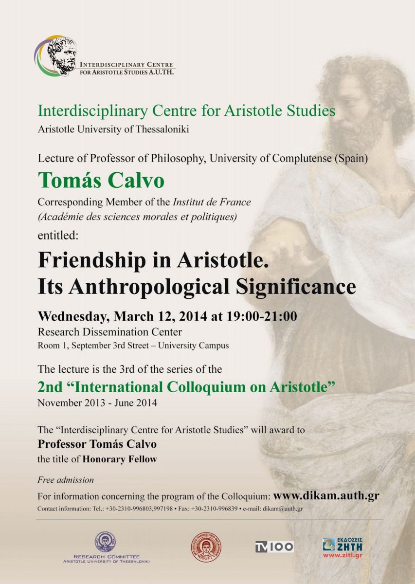 Poster of the lecture.