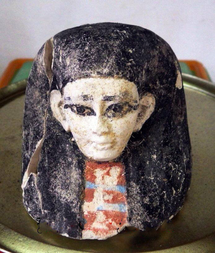 The image of the deceased. Al Bahnasa, Egypt. Saitic period. Image: Ahram Online.  
