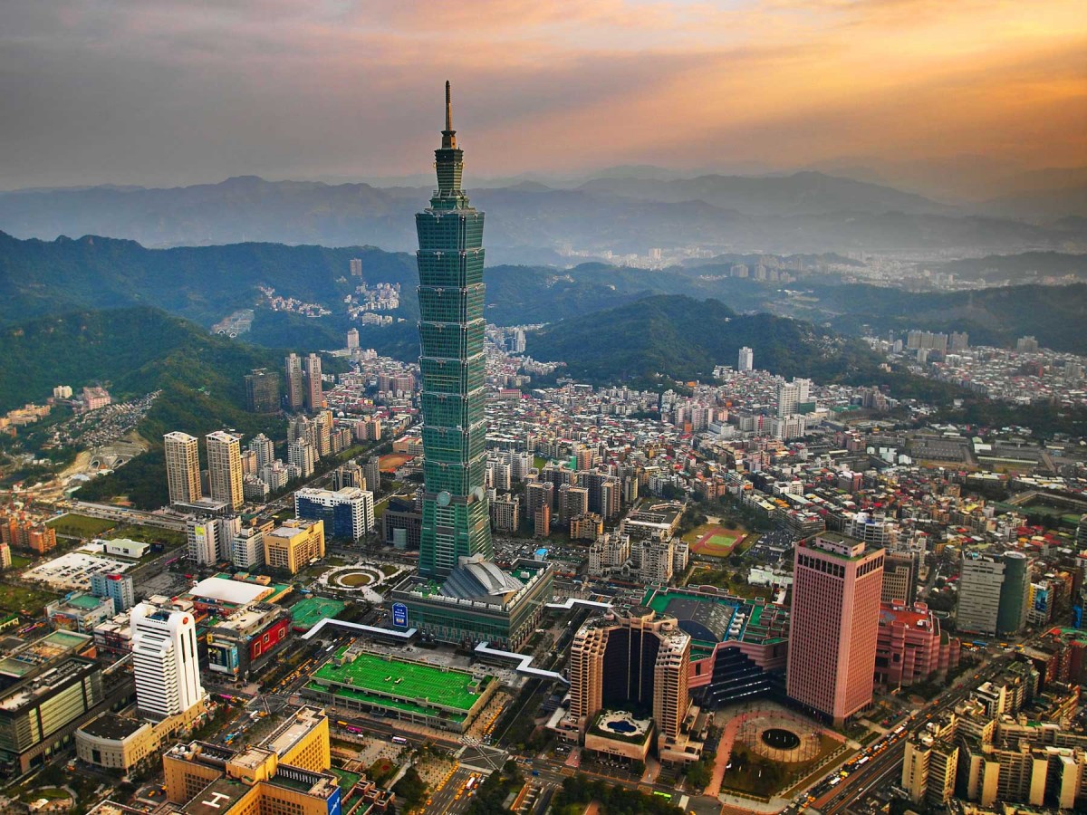 View of Taipei/Taiwan.