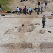 Skeletal remains found at a late-Roman villa in England
