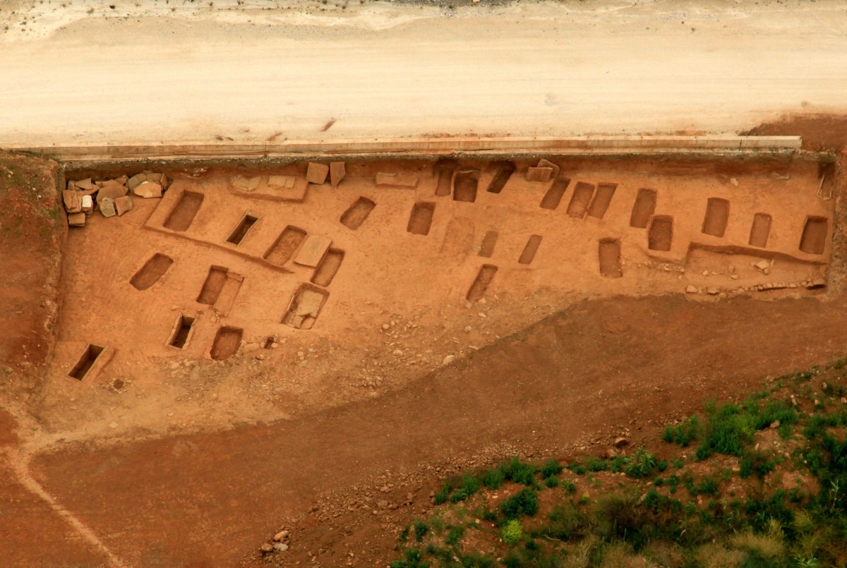 Fig. 4 Partial view of cemetery at Rigaiika of Mesolonghi.