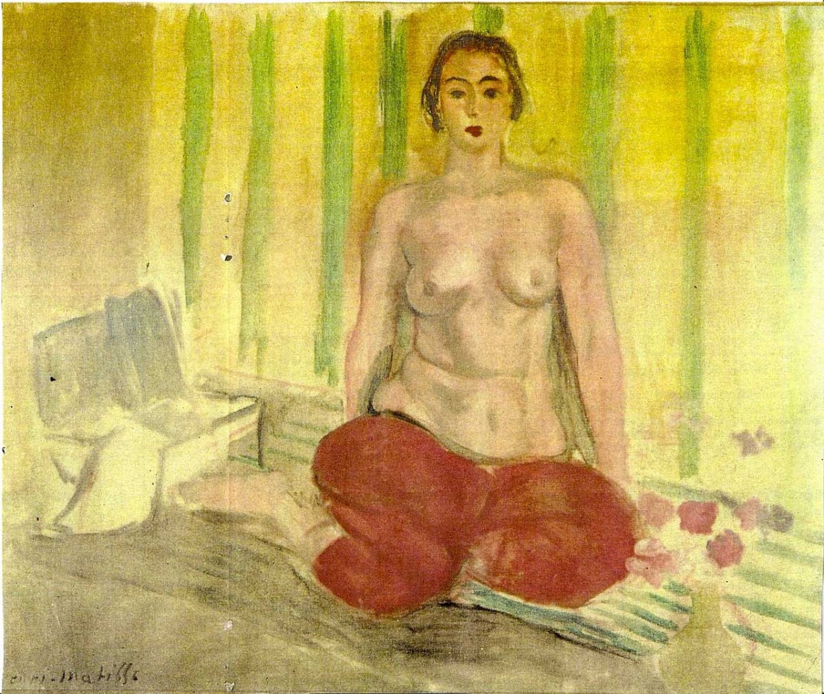 Henri Matisse, Odalisque in Red Pants, 1925.